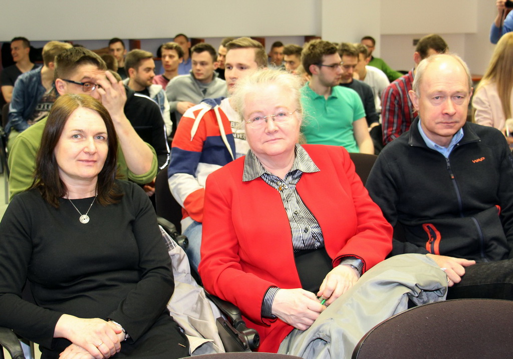 Spotkanie prof. Jana Chmury ze studentami i pracownikami Uczelni