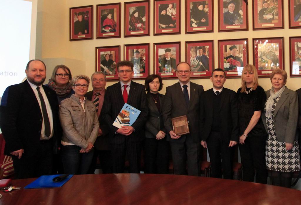 Spotkanie władz AWF we Wrocławiu Rektorem Uniwersytetu w Batumi (Gruzja)
