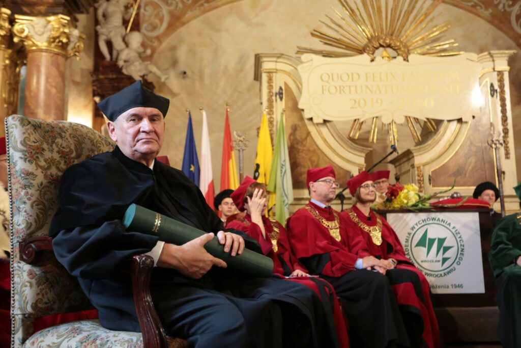 Andrzej Kraśnicki Doktorem Honoris Causa AWF we Wrocławiu