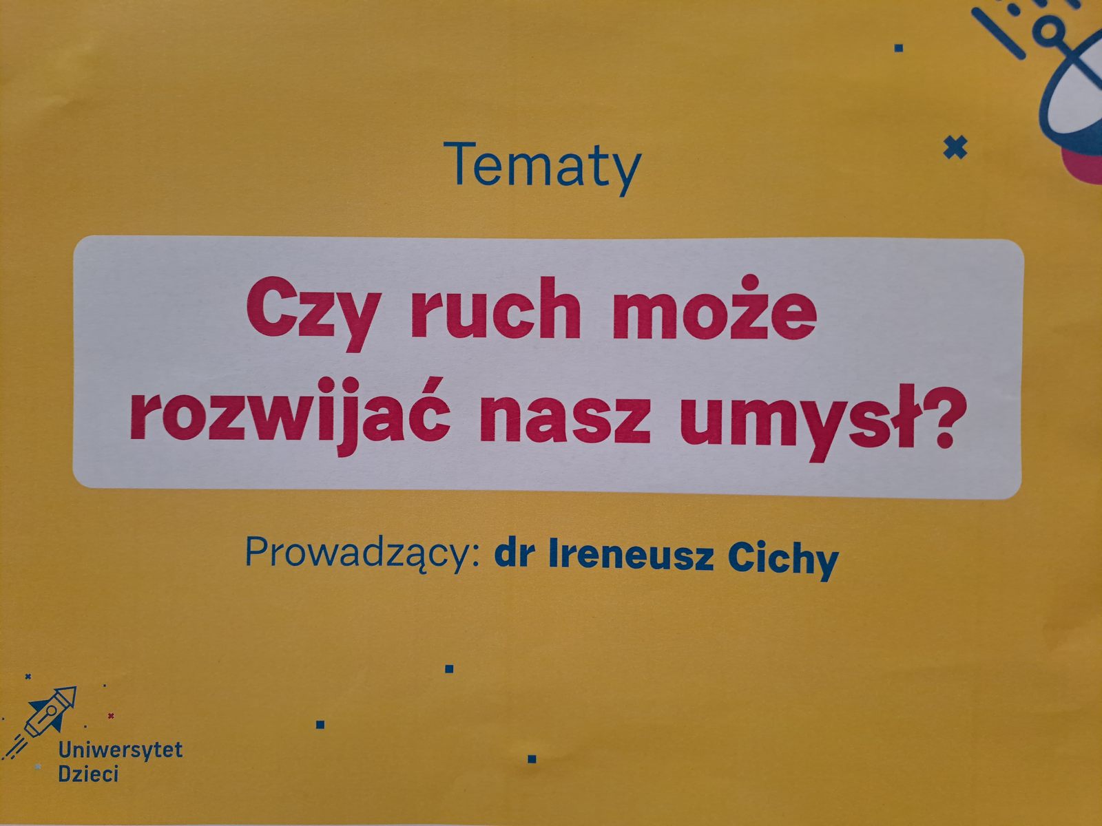Inauguracja roku akademickiego 2022/2023 - Uniwersytet Dzieci we Wrocławiu
