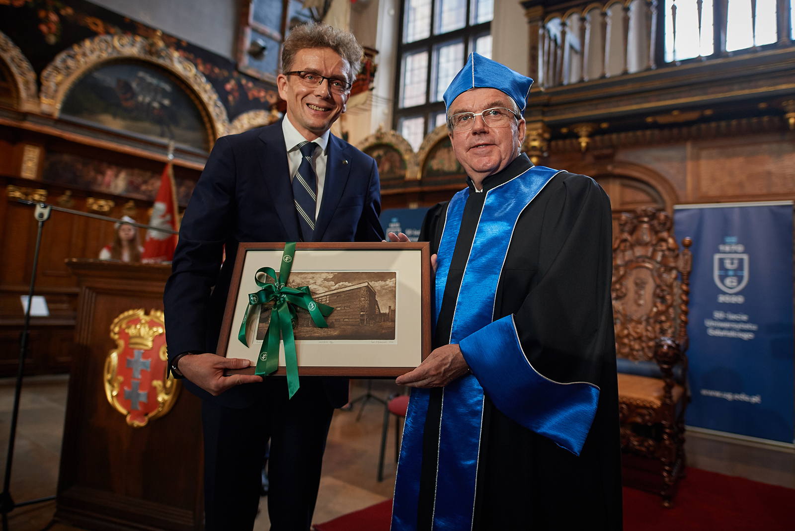 Nadanie tytułu Doktora Honoris Causa Prezydentowi MKOL Thomasowi Bachowi
