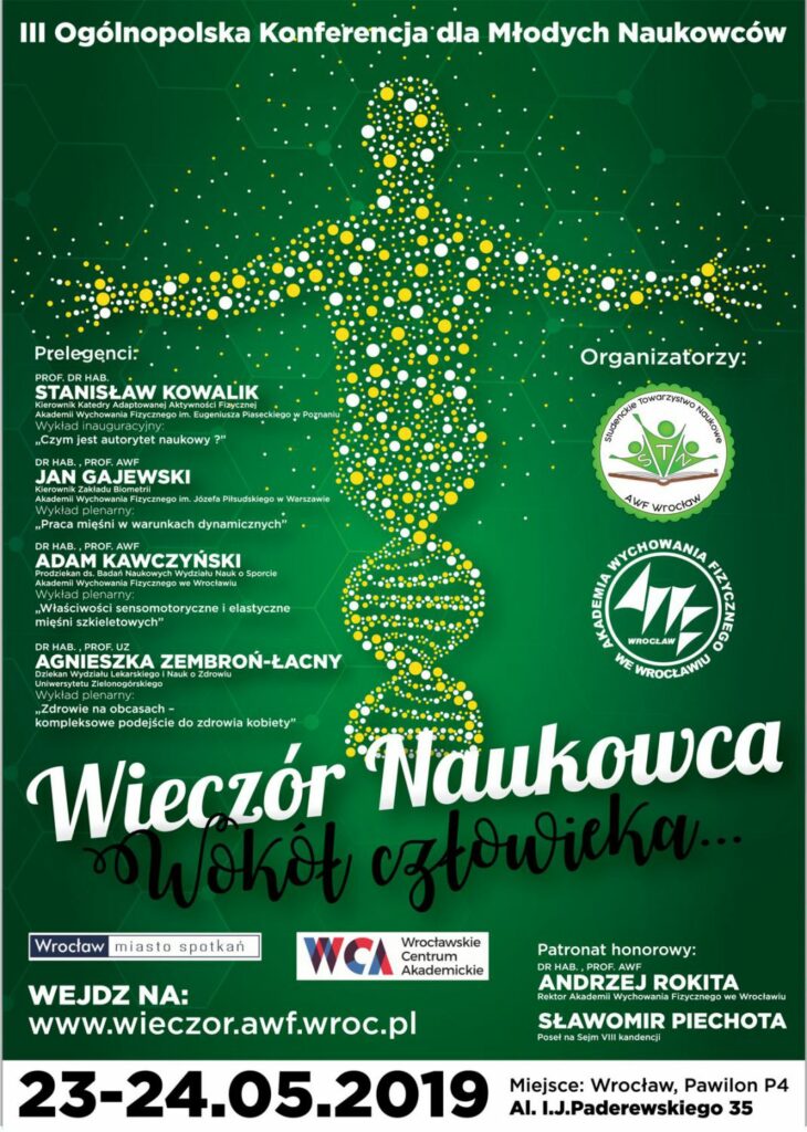 Wieczór naukowca - plakat