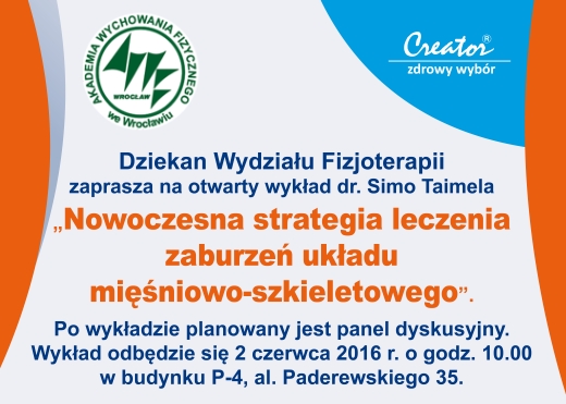 Zaproszenie na wykład dr Simo Taimela