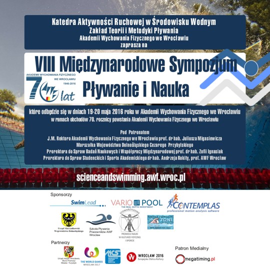 VIII Międzynarodowe Sympozjum Pływanie i Nauka
