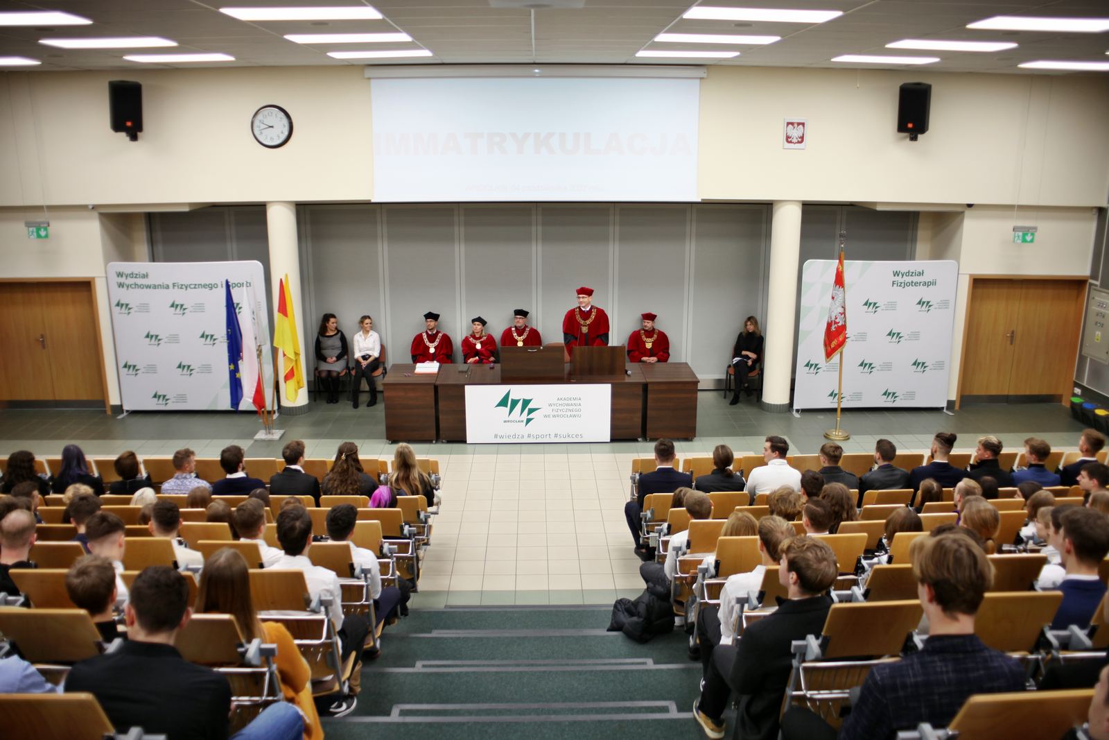 Immatrykulacja studentów I roku na kierunku Turystyka i Rekreacja oraz Sport 2022/2023