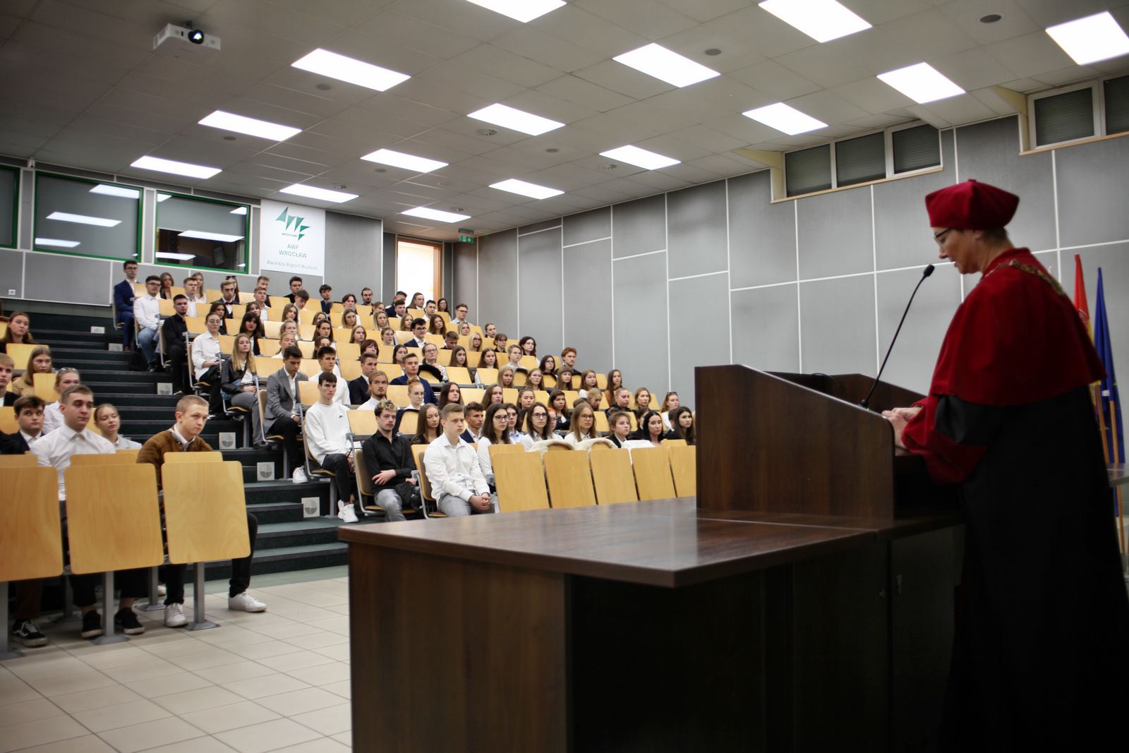 Zdjęcia z przebiegu immatrykulacji studentów I roku kierunku Fizjoterapia w roku akademickim 2022/2023
