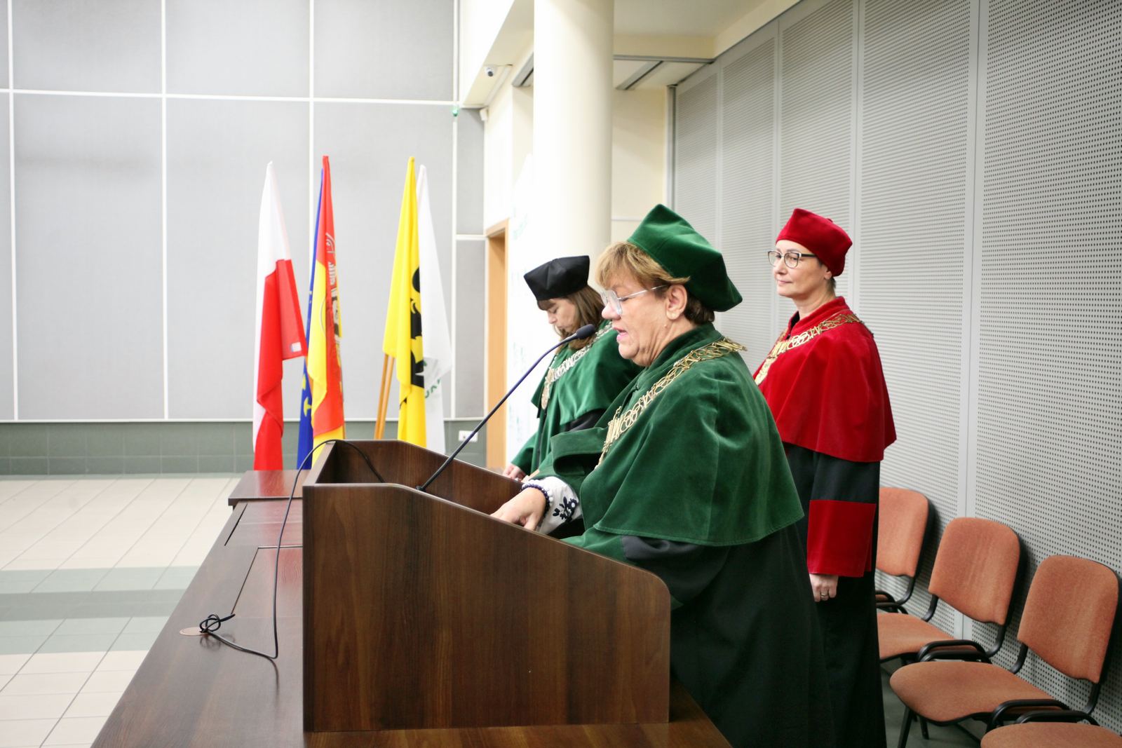 Zdjęcia z przebiegu immatrykulacji studentów I roku kierunku Fizjoterapia w roku akademickim 2022/2023