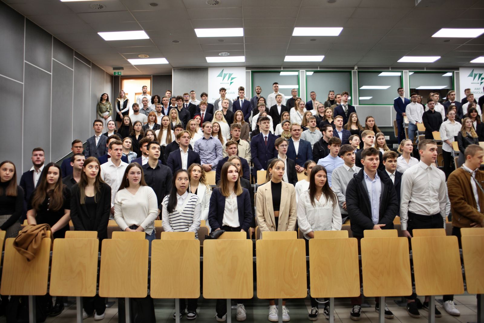 Zdjęcia z przebiegu immatrykulacji studentów I roku kierunku Fizjoterapia w roku akademickim 2022/2023