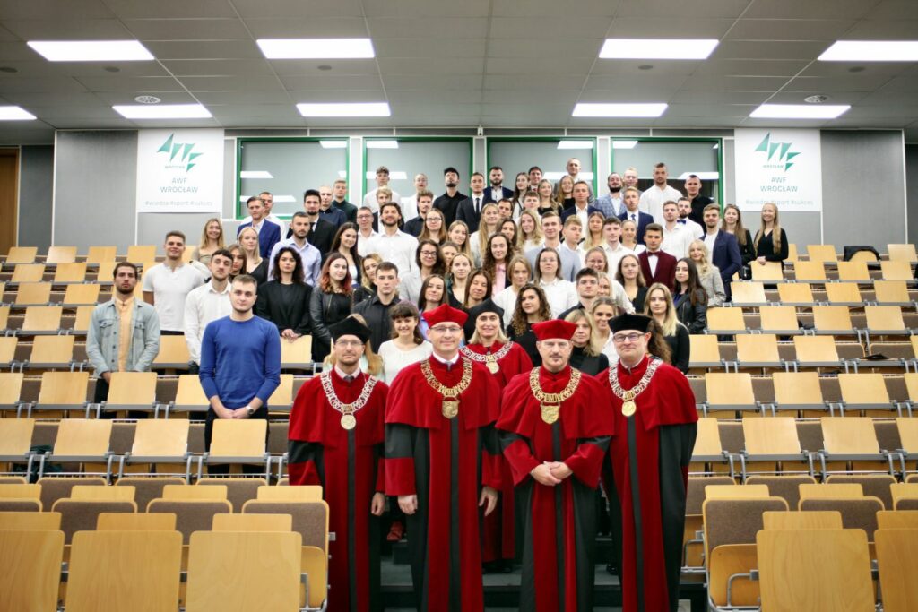 Immatrykulacja studentów II stopnia na kierunkach Wychowanie Fizyczne, Turystyka i Rekreacja, Sport 2022/2023