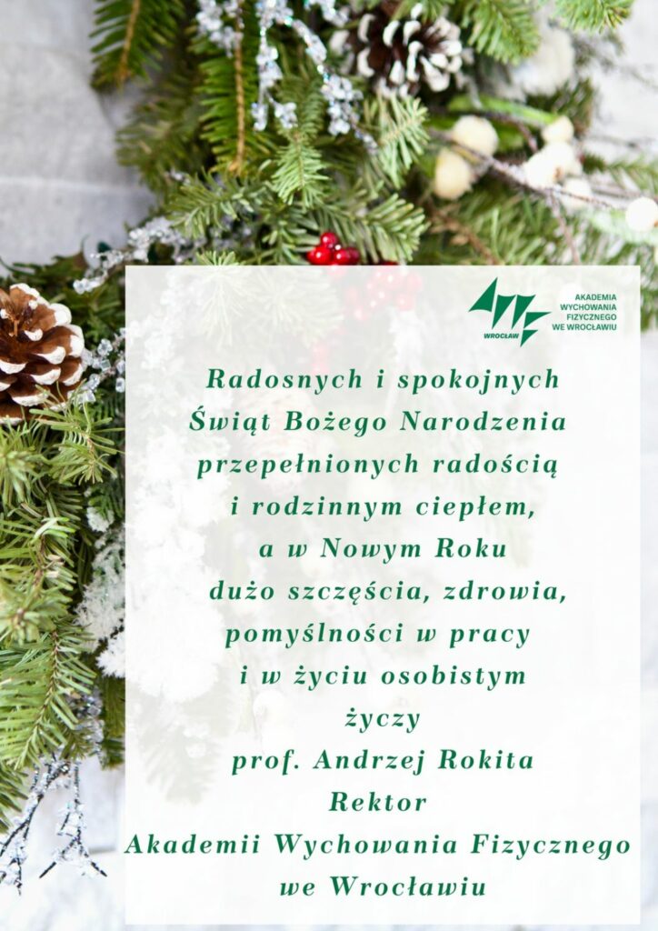 Życzenia świąteczne i noworoczne