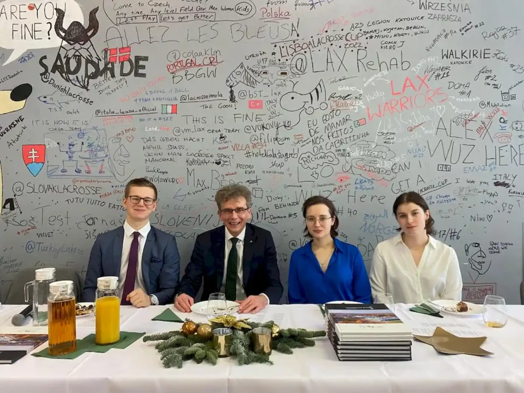 Spotkanie wigilijne Uczelnianej Rady Samorządu Studenckiego z Senatem i władzami Uczelni