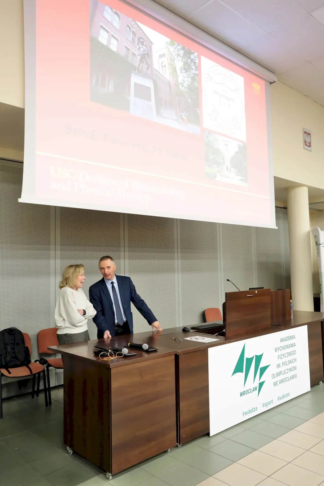 Fot. Andrzej Nowak - Wykład prof. Beth Fisher