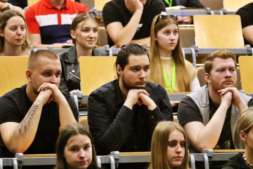 Fot. Łukasz Haraźny - Konferencja - 10 lat Siatkówki Dzieci i Młodzieży w AWF Wrocław i KS AZS-AWF Wrocław