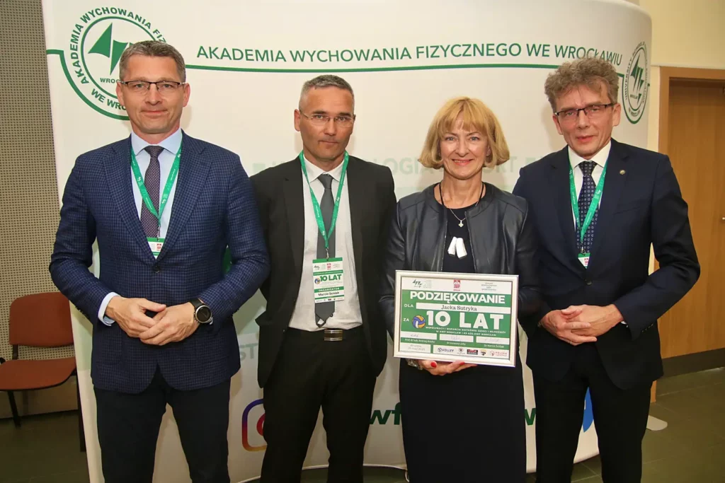 Fot. Łukasz Haraźny - Konferencja - 10 lat Siatkówki Dzieci i Młodzieży w AWF Wrocław i KS AZS-AWF Wrocław