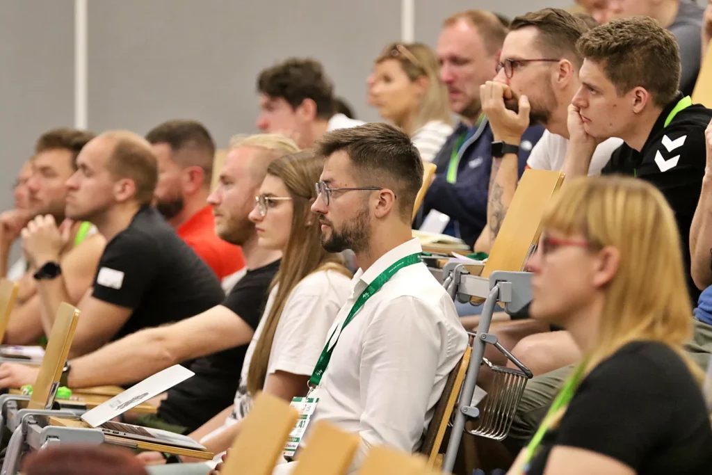 Fot. Łukasz Haraźny - Konferencja - 10 lat Siatkówki Dzieci i Młodzieży w AWF Wrocław i KS AZS-AWF Wrocław