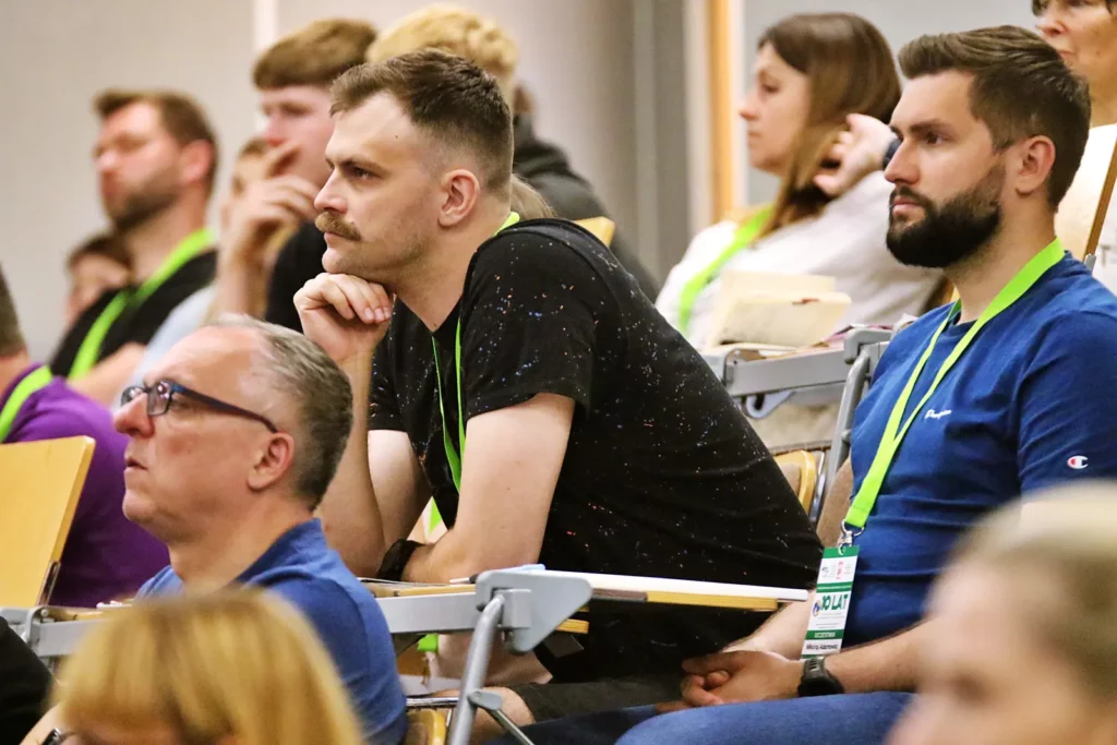 Fot. Łukasz Haraźny - Konferencja - 10 lat Siatkówki Dzieci i Młodzieży w AWF Wrocław i KS AZS-AWF Wrocław