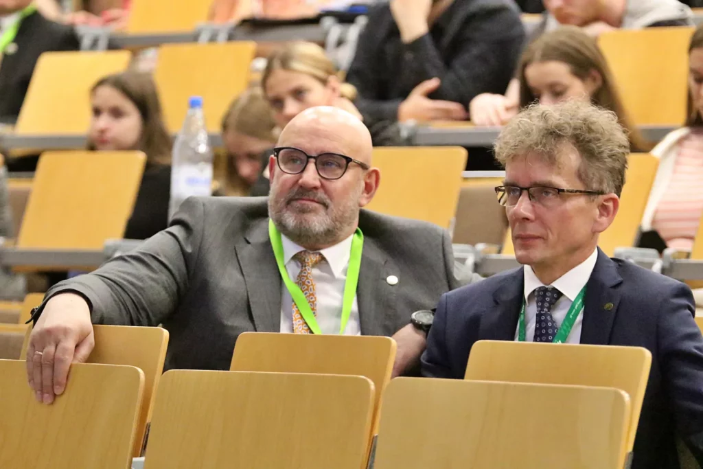 Fot. Łukasz Haraźny - Konferencja - 10 lat Siatkówki Dzieci i Młodzieży w AWF Wrocław i KS AZS-AWF Wrocław