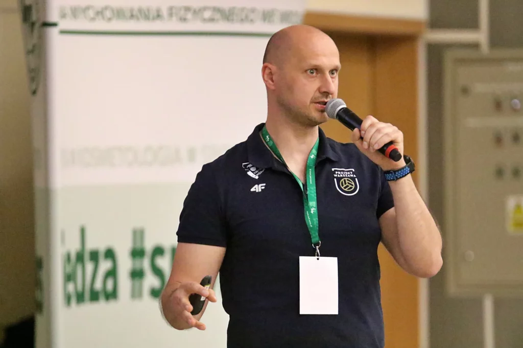 Fot. Łukasz Haraźny - Konferencja - 10 lat Siatkówki Dzieci i Młodzieży w AWF Wrocław i KS AZS-AWF Wrocław