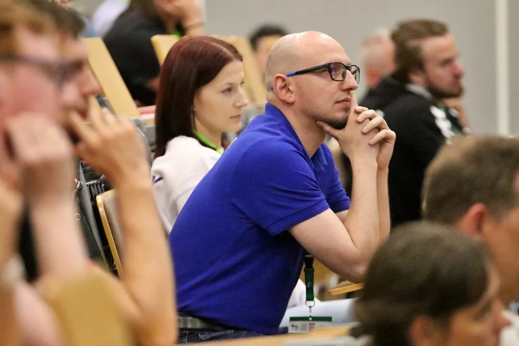 Fot. Łukasz Haraźny - Konferencja - 10 lat Siatkówki Dzieci i Młodzieży w AWF Wrocław i KS AZS-AWF Wrocław