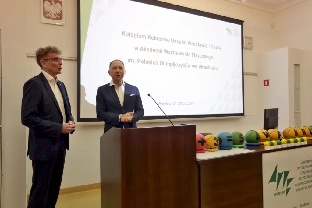 Fot. Andrzej Nowak - Kolegium Rektorów Uczelni Wrocławia i Opola w AWF Wrocław