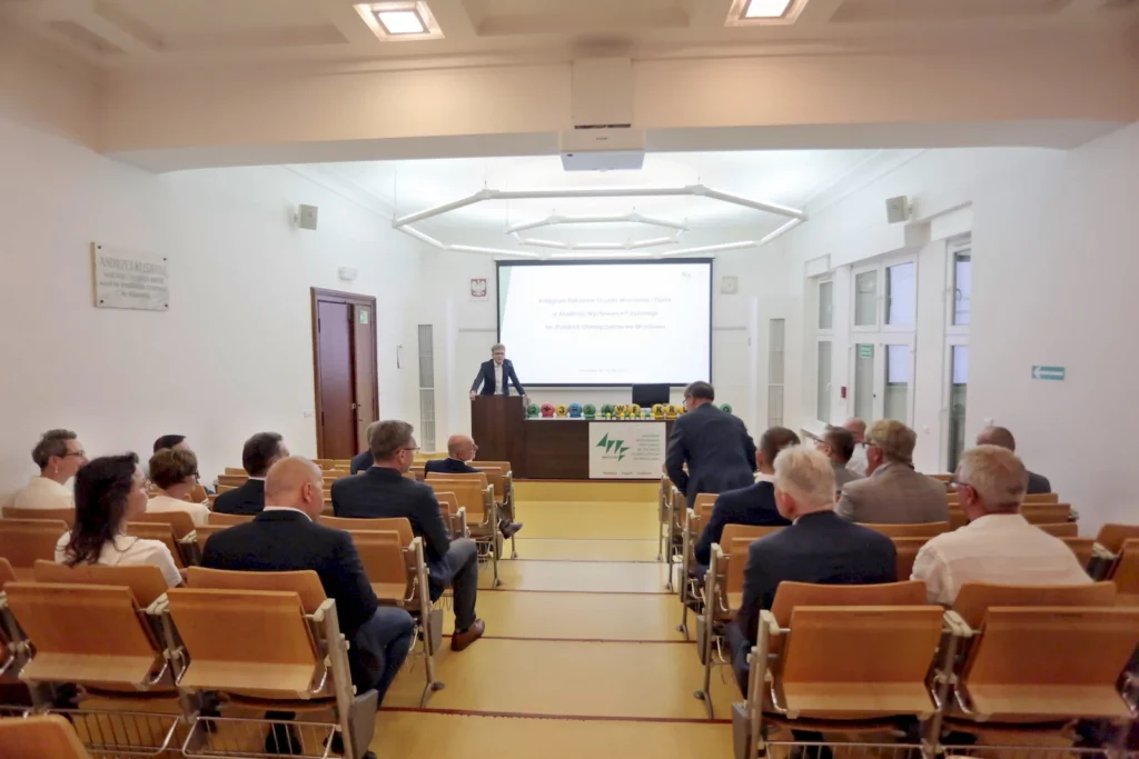 Fot. Andrzej Nowak - Kolegium Rektorów Uczelni Wrocławia i Opola w AWF Wrocław