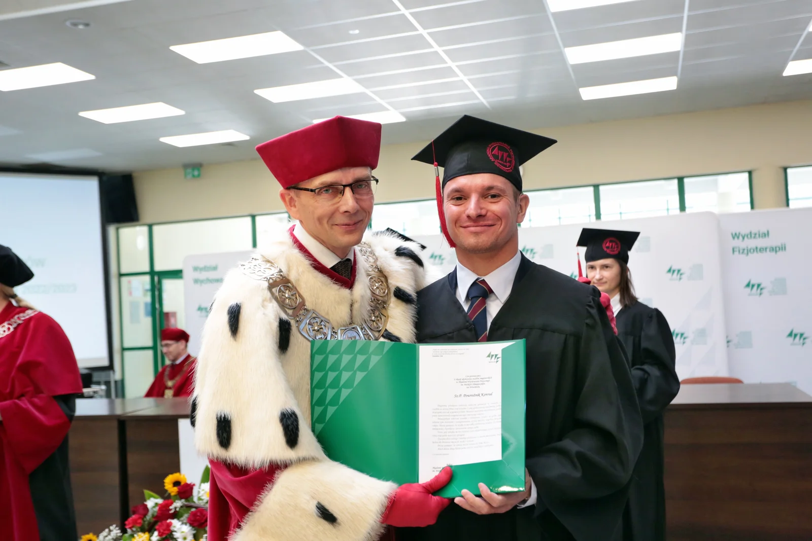 Fot. Andrzej Nowak - Uroczyste wręczenie dyplomów absolwentom AWF Wrocław 2023.