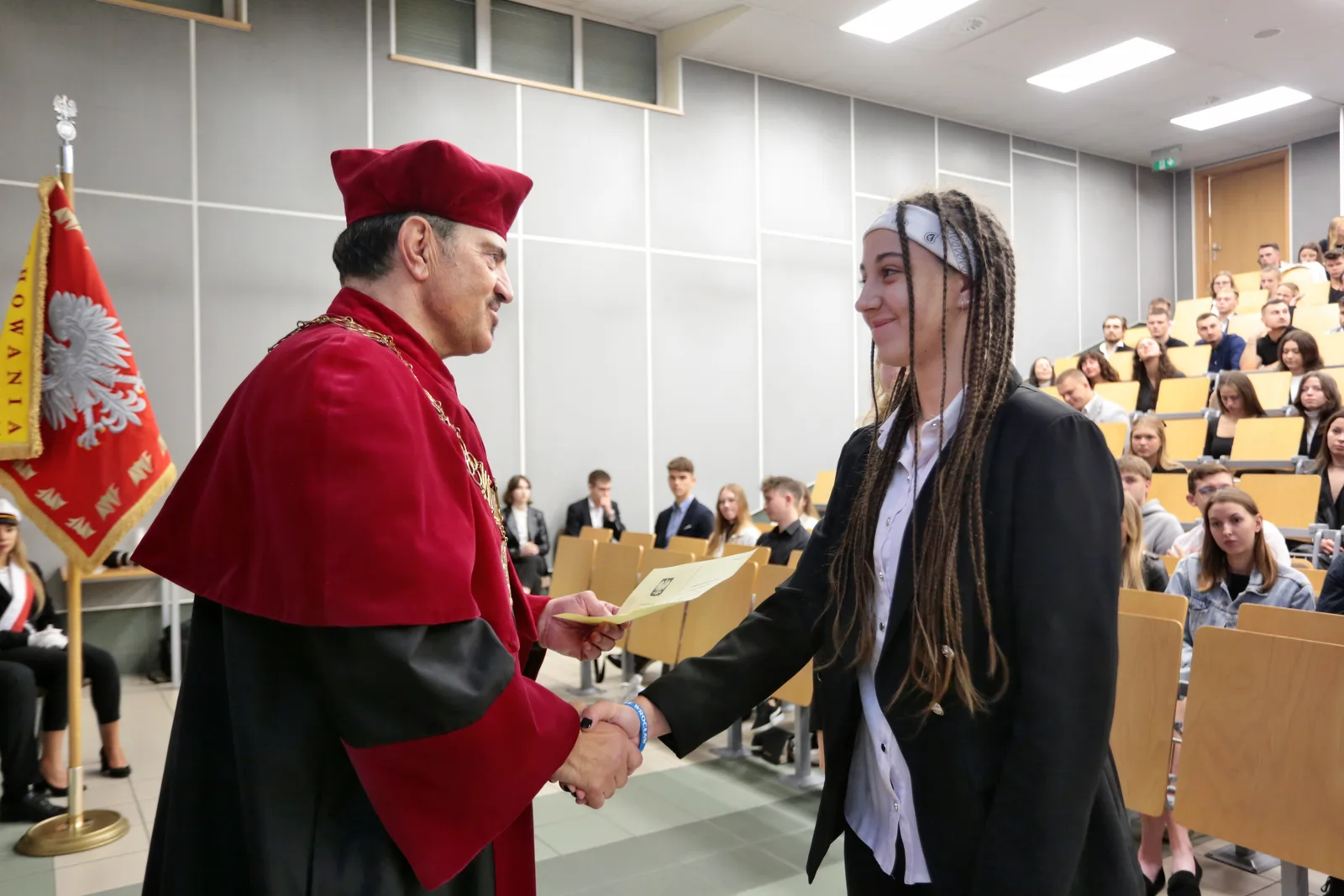Fot. Andrzej Nowak - Immatrykulacja - Wydział WFiS, kierunek Wychowanie Fizyczne oraz Turystyka i Rekreacja