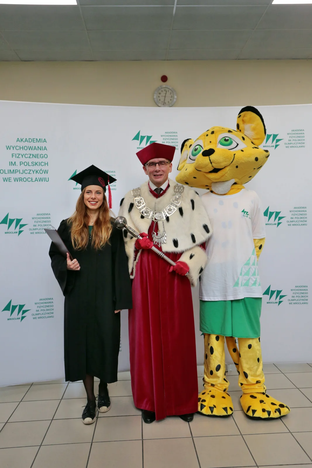 Fot. Andrzej Nowak - Uroczyste wręczenie dyplomów absolwentom AWF Wrocław 2023.