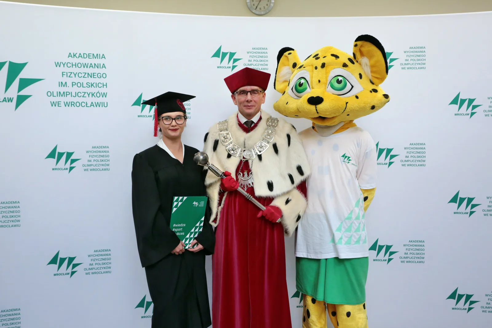 Fot. Andrzej Nowak - Uroczyste wręczenie dyplomów absolwentom AWF Wrocław 2023.