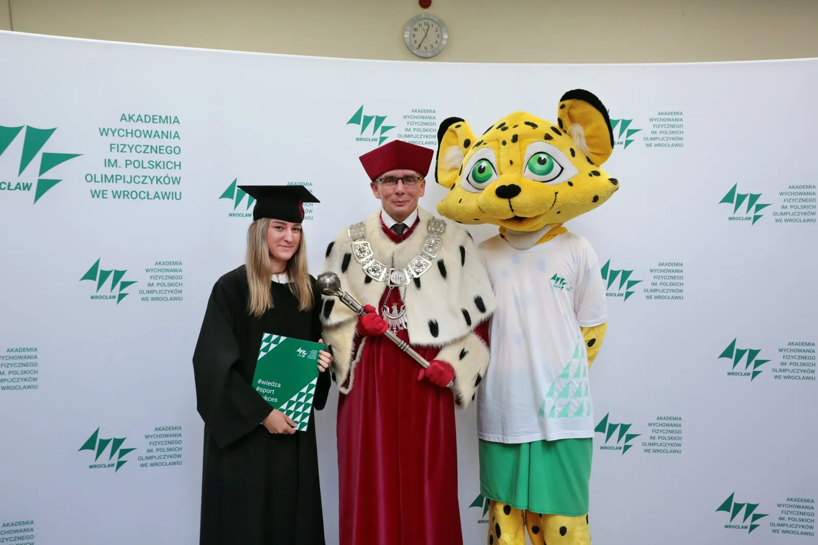 Fot. Andrzej Nowak - Uroczyste wręczenie dyplomów absolwentom AWF Wrocław 2023.