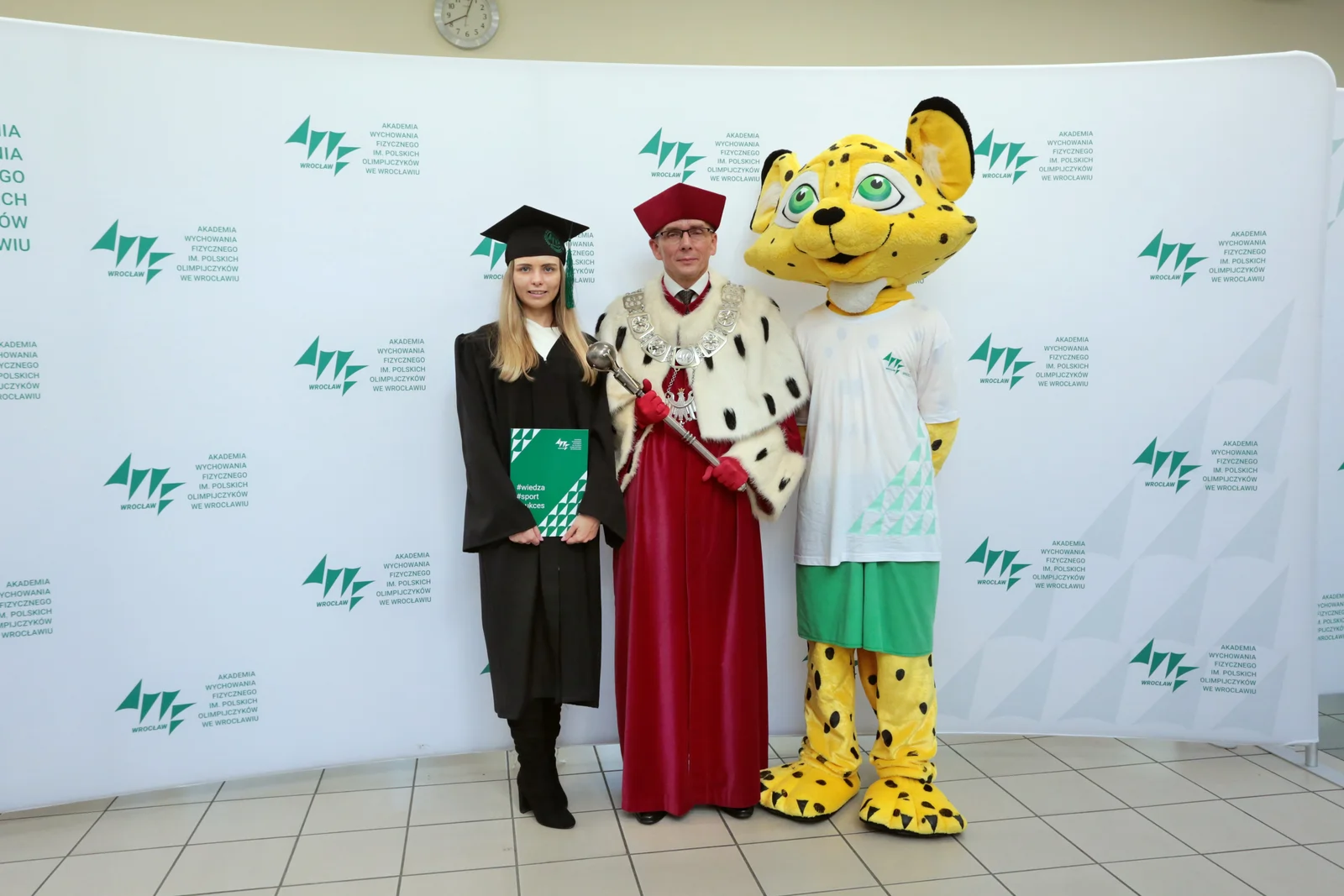 Fot. Andrzej Nowak - Uroczyste wręczenie dyplomów absolwentom AWF Wrocław 2023.