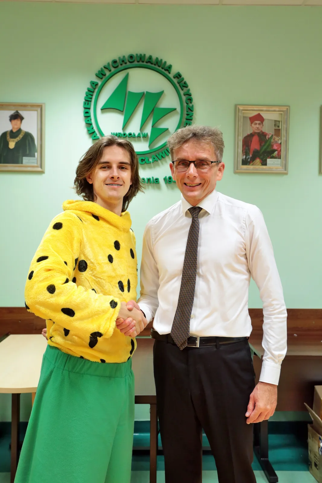 Fot. Andrzej Nowak - Uroczyste wręczenie dyplomów absolwentom AWF Wrocław 2023.