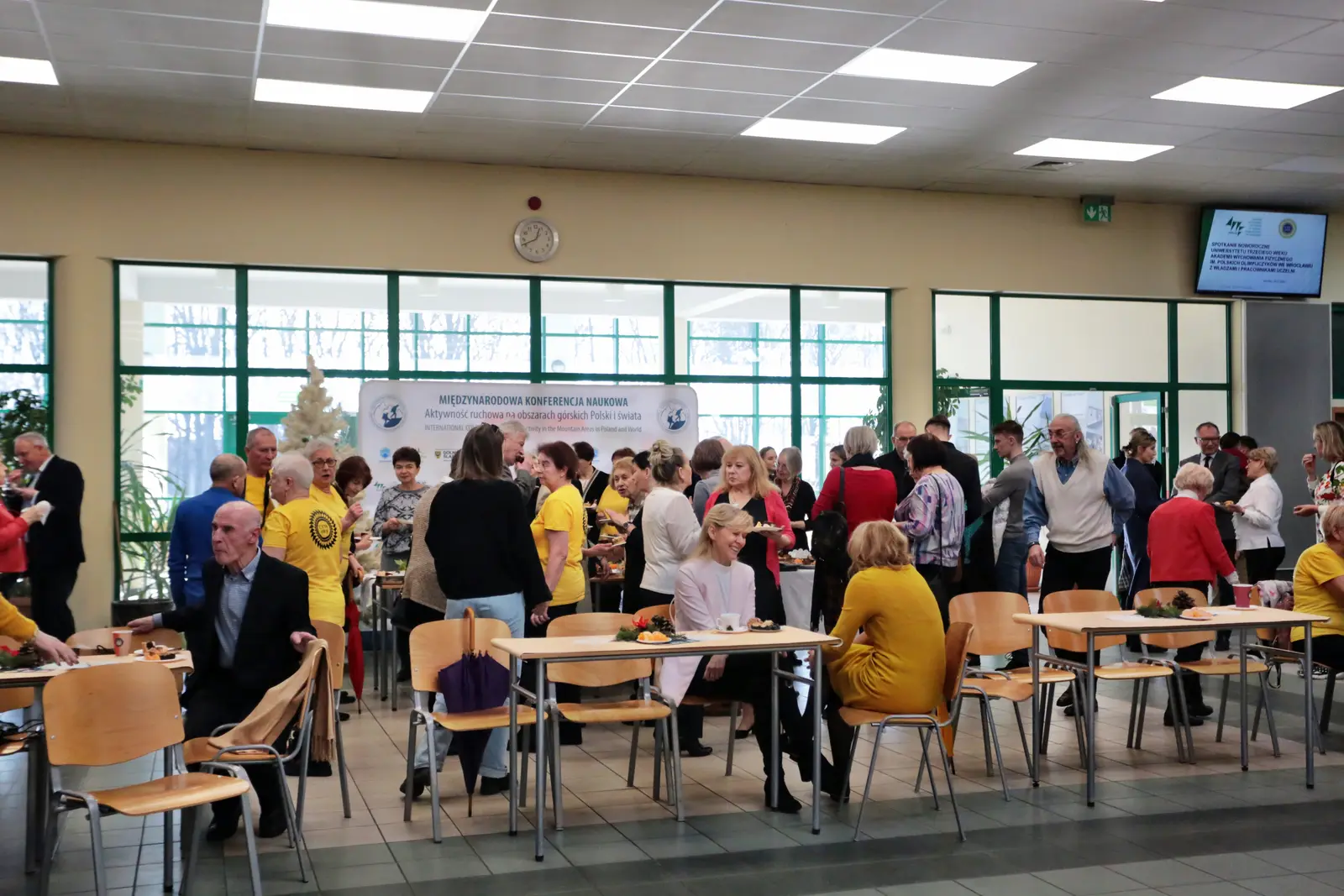 Fot. Andrzej Nowak - Spotkanie noworoczne Uniwersytetu Trzeciego Wieku AWF im. Polskich Olimpijczyków we Wrocławiu