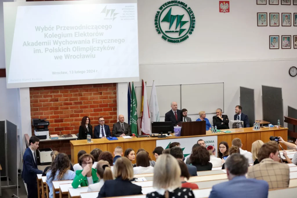 Fot. Andrzej Nowak - Dr hab. Tadeusz Stefaniak, prof. AWF Rektorem Akademii Wychowania Fizycznego we Wrocławiu na kadencję 2024-2028