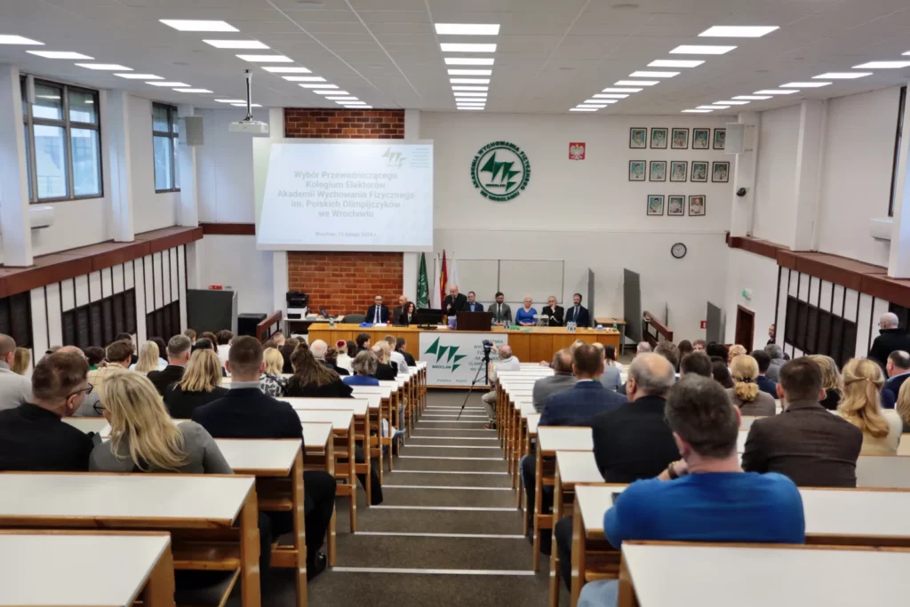 Fot. Andrzej Nowak - Dr hab. Tadeusz Stefaniak, prof. AWF Rektorem Akademii Wychowania Fizycznego we Wrocławiu na kadencję 2024-2028
