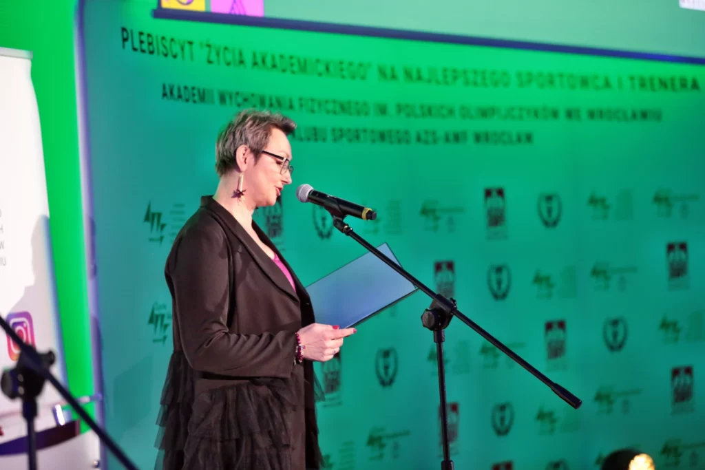 Fot. Andrzej Nowak - Gala Sportu Akademickiego XXXI Plebiscytu Życia Akademickiego na najlepszego sportowca i trenera AWF Wrocław im. Polskich Olimpijczyków i KS AZS AWF Wrocław
