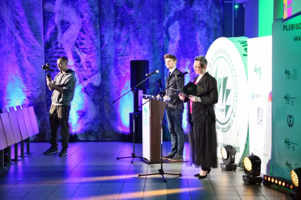 Fot. Adam Stępień - Gala XXXI Plebiscytu Życia Akademickiego na najlepszego sportowca i trenera AWF Wrocław im. Polskich Olimpijczyków i KS AZS AWF Wrocław