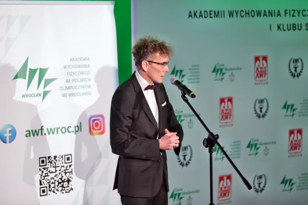 Fot. Andrzej Nowak - Gala Sportu Akademickiego XXXI Plebiscytu Życia Akademickiego na najlepszego sportowca i trenera AWF Wrocław im. Polskich Olimpijczyków i KS AZS AWF Wrocław