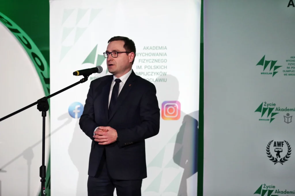 Fot. Andrzej Nowak - Gala Sportu Akademickiego XXXI Plebiscytu Życia Akademickiego na najlepszego sportowca i trenera AWF Wrocław im. Polskich Olimpijczyków i KS AZS AWF Wrocław