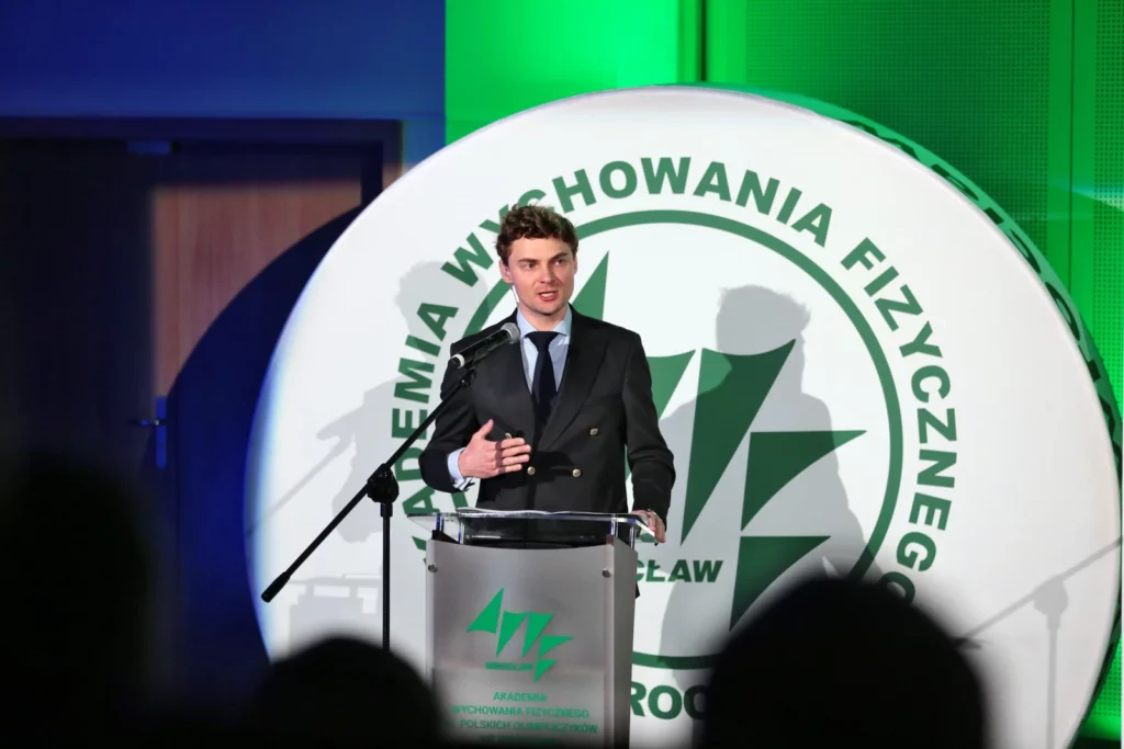 Fot. Andrzej Nowak - Gala Sportu Akademickiego XXXI Plebiscytu Życia Akademickiego na najlepszego sportowca i trenera AWF Wrocław im. Polskich Olimpijczyków i KS AZS AWF Wrocław