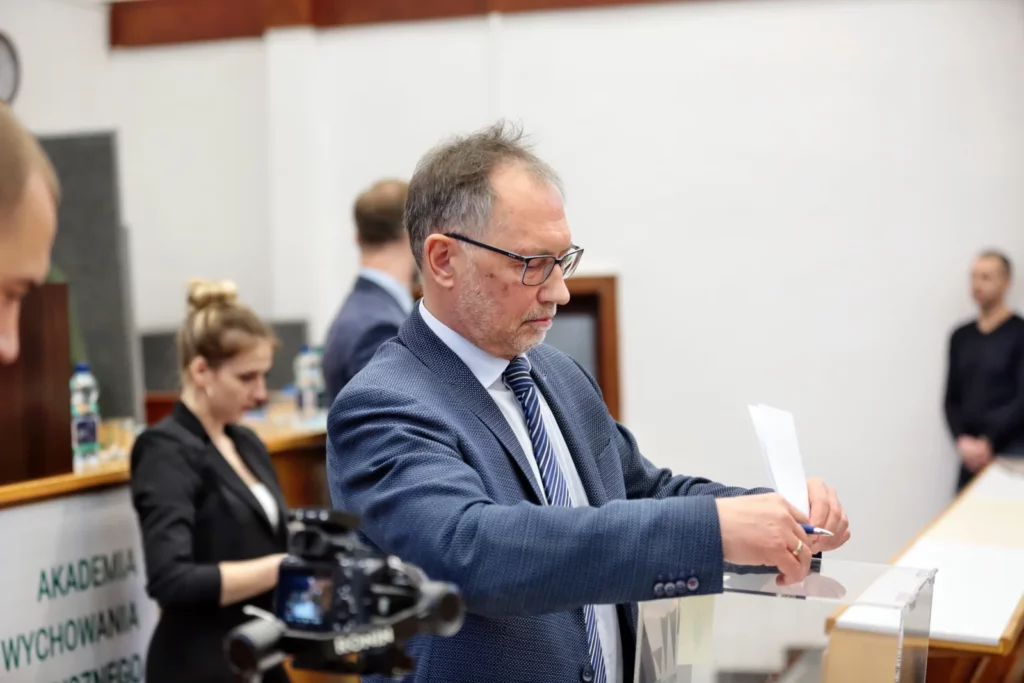 Fot. Andrzej Nowak - Dr hab. Tadeusz Stefaniak, prof. AWF Rektorem Akademii Wychowania Fizycznego we Wrocławiu na kadencję 2024-2028