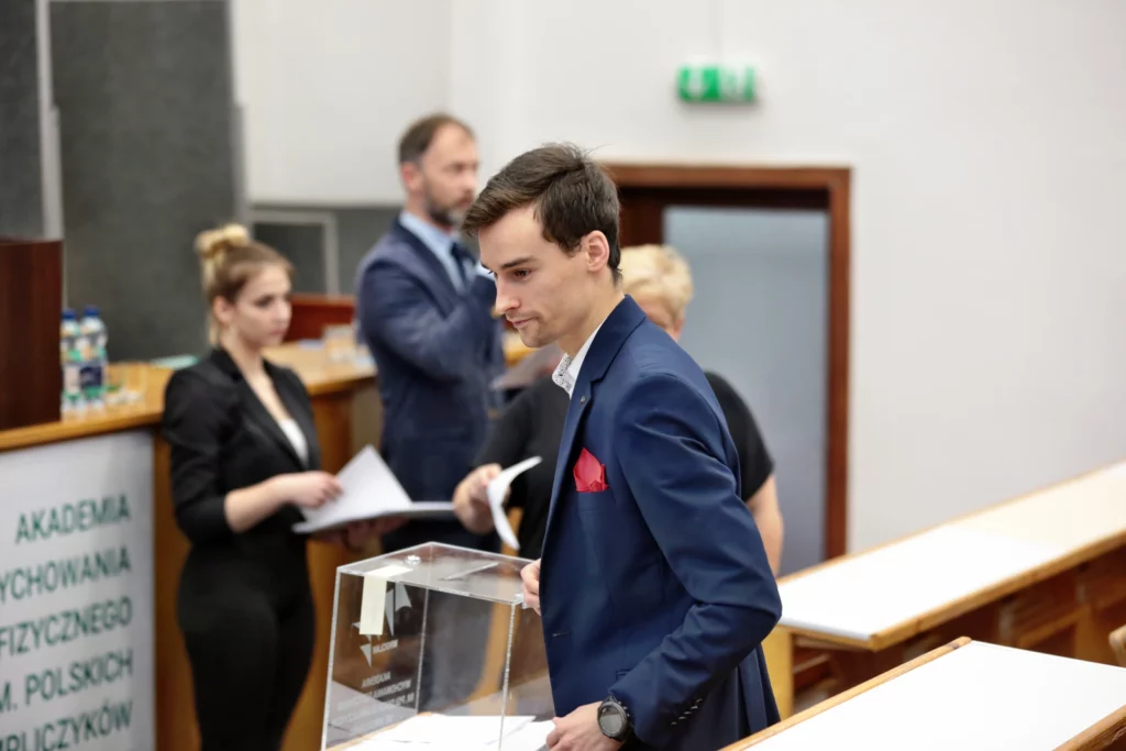Fot. Andrzej Nowak - Dr hab. Tadeusz Stefaniak, prof. AWF Rektorem Akademii Wychowania Fizycznego we Wrocławiu na kadencję 2024-2028