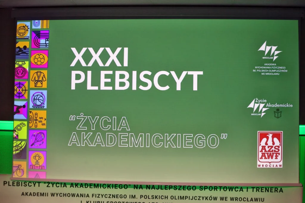 Fot. Adam Stępień - Gala XXXI Plebiscytu Życia Akademickiego na najlepszego sportowca i trenera AWF Wrocław im. Polskich Olimpijczyków i KS AZS AWF Wrocław