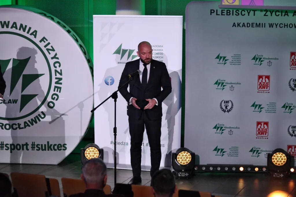 Fot. Adam Stępień - Gala XXXI Plebiscytu Życia Akademickiego na najlepszego sportowca i trenera AWF Wrocław im. Polskich Olimpijczyków i KS AZS AWF Wrocław