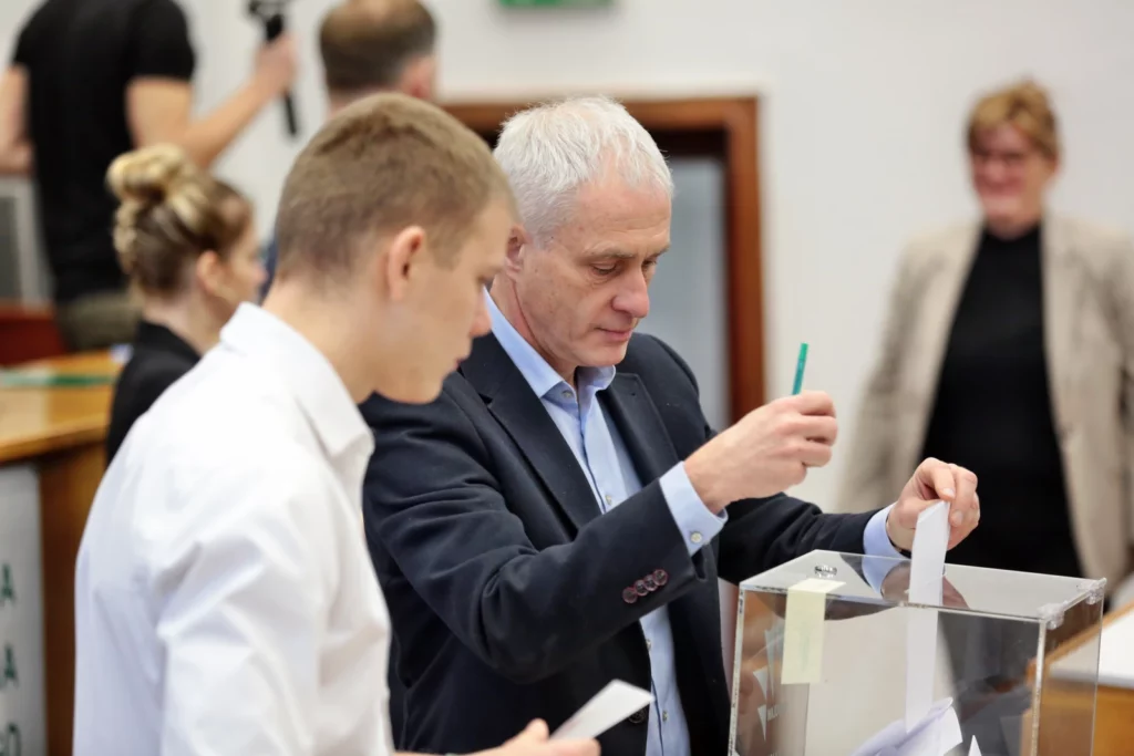 Fot. Andrzej Nowak - Dr hab. Tadeusz Stefaniak, prof. AWF Rektorem Akademii Wychowania Fizycznego we Wrocławiu na kadencję 2024-2028