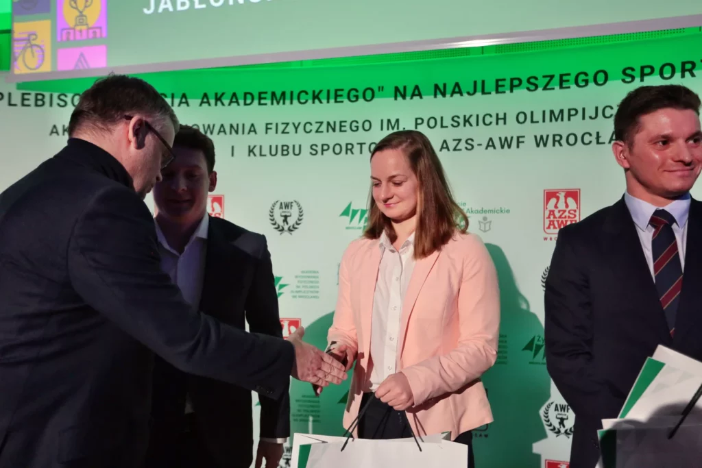 Fot. Andrzej Nowak - Gala Sportu Akademickiego XXXI Plebiscytu Życia Akademickiego na najlepszego sportowca i trenera AWF Wrocław im. Polskich Olimpijczyków i KS AZS AWF Wrocław