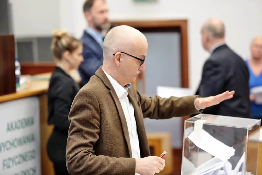 Fot. Andrzej Nowak - Dr hab. Tadeusz Stefaniak, prof. AWF Rektorem Akademii Wychowania Fizycznego we Wrocławiu na kadencję 2024-2028