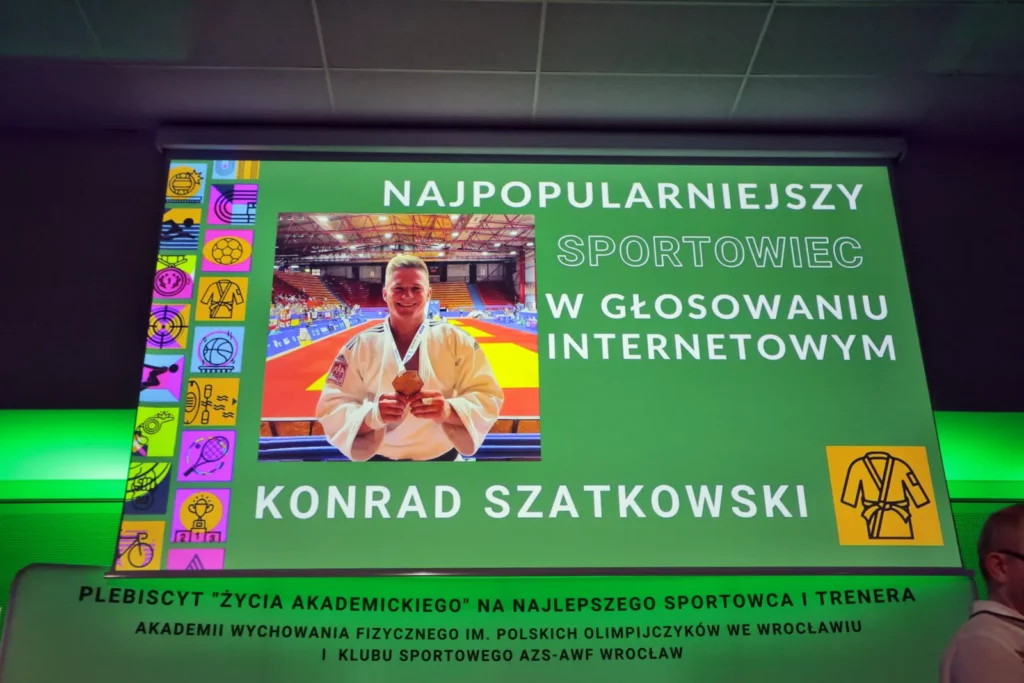 Fot. Andrzej Nowak - Gala Sportu Akademickiego XXXI Plebiscytu Życia Akademickiego na najlepszego sportowca i trenera AWF Wrocław im. Polskich Olimpijczyków i KS AZS AWF Wrocław