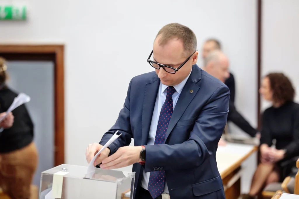 Fot. Andrzej Nowak - Dr hab. Tadeusz Stefaniak, prof. AWF Rektorem Akademii Wychowania Fizycznego we Wrocławiu na kadencję 2024-2028