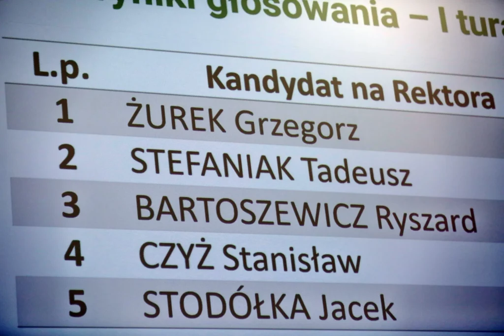 Fot. Andrzej Nowak - Dr hab. Tadeusz Stefaniak, prof. AWF Rektorem Akademii Wychowania Fizycznego we Wrocławiu na kadencję 2024-2028